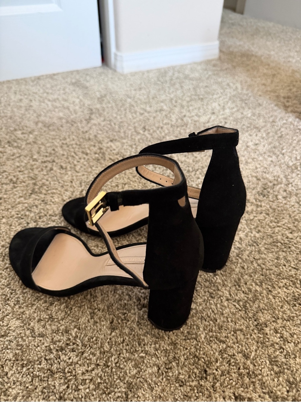 Stuart Weitzman Block Heel Sandals